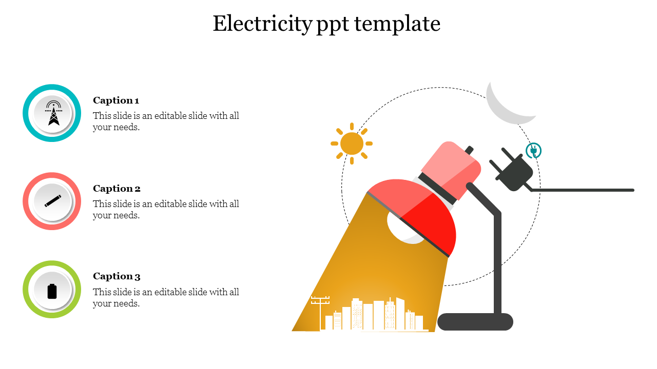 electricity ppt template